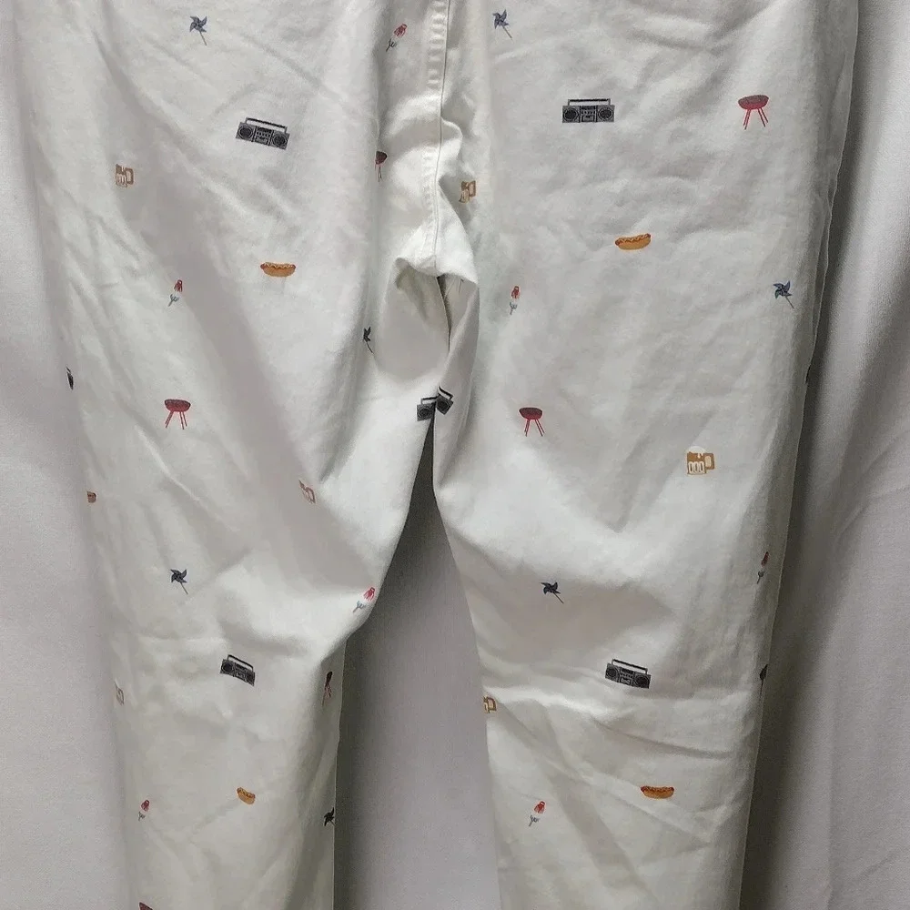 Mugsy Americanas Pants Mens Chino Slim Straight Cotton Stretch BBQ  Sz 40x30
